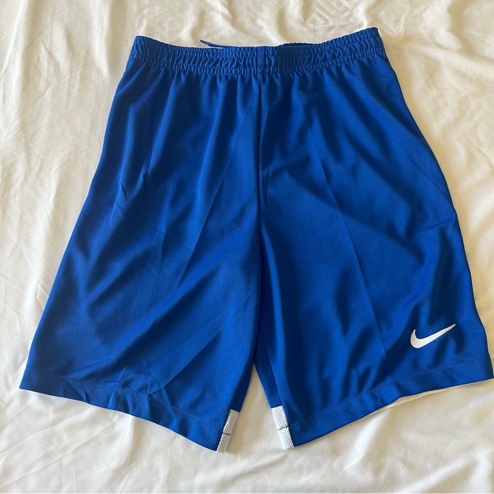 NWT Nike Boys Dry Fit Royal Blue Athletic Shorts
